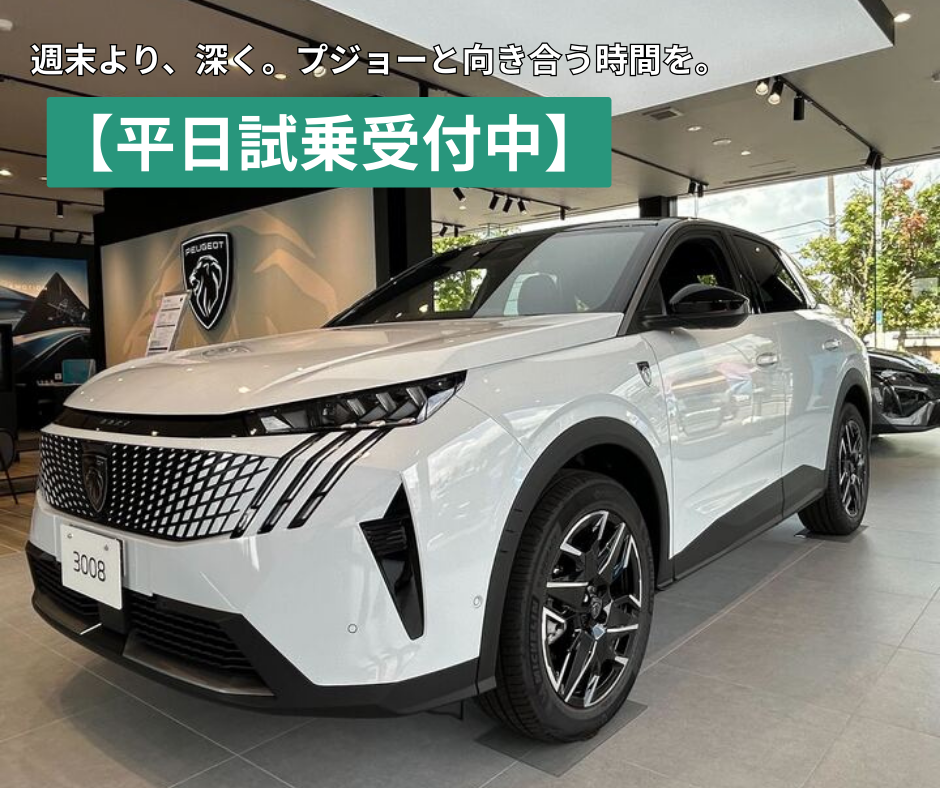 平日こそ、試乗日和！